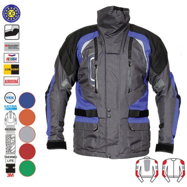 Mnes Motorcycle Textile Jacket 